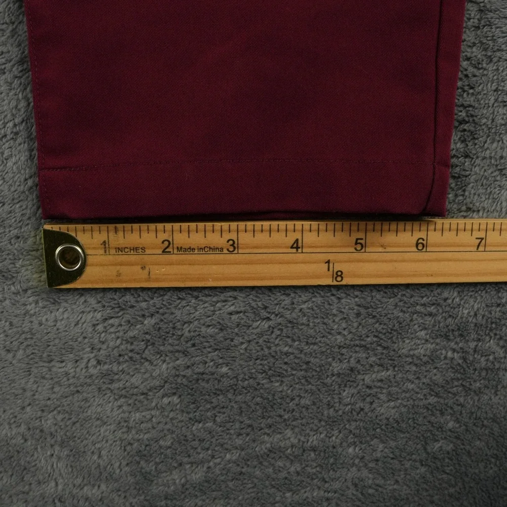 Fabletics Intake Scrub Pant Mens M Burgundy Performance Stretch Cargo‎ Medical